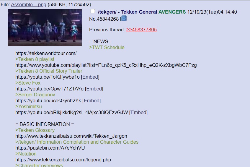 4chan Tekken 8 