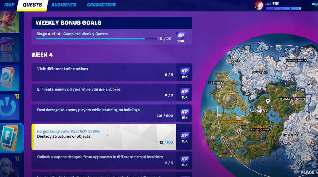 Fortnite week 4 quest