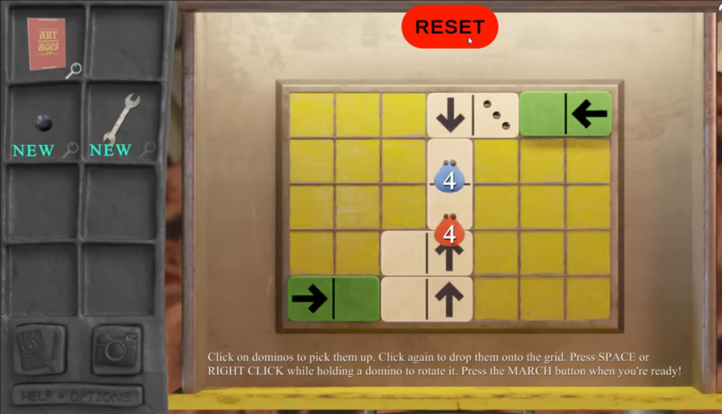 How To Solve Domino Puzzle To Escape From Castle Claymount? - The