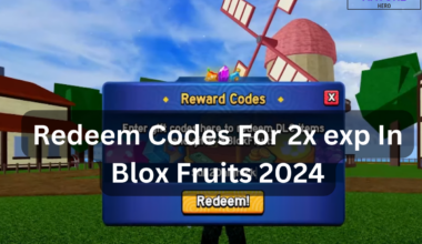 2X EXP codes Blox fruits