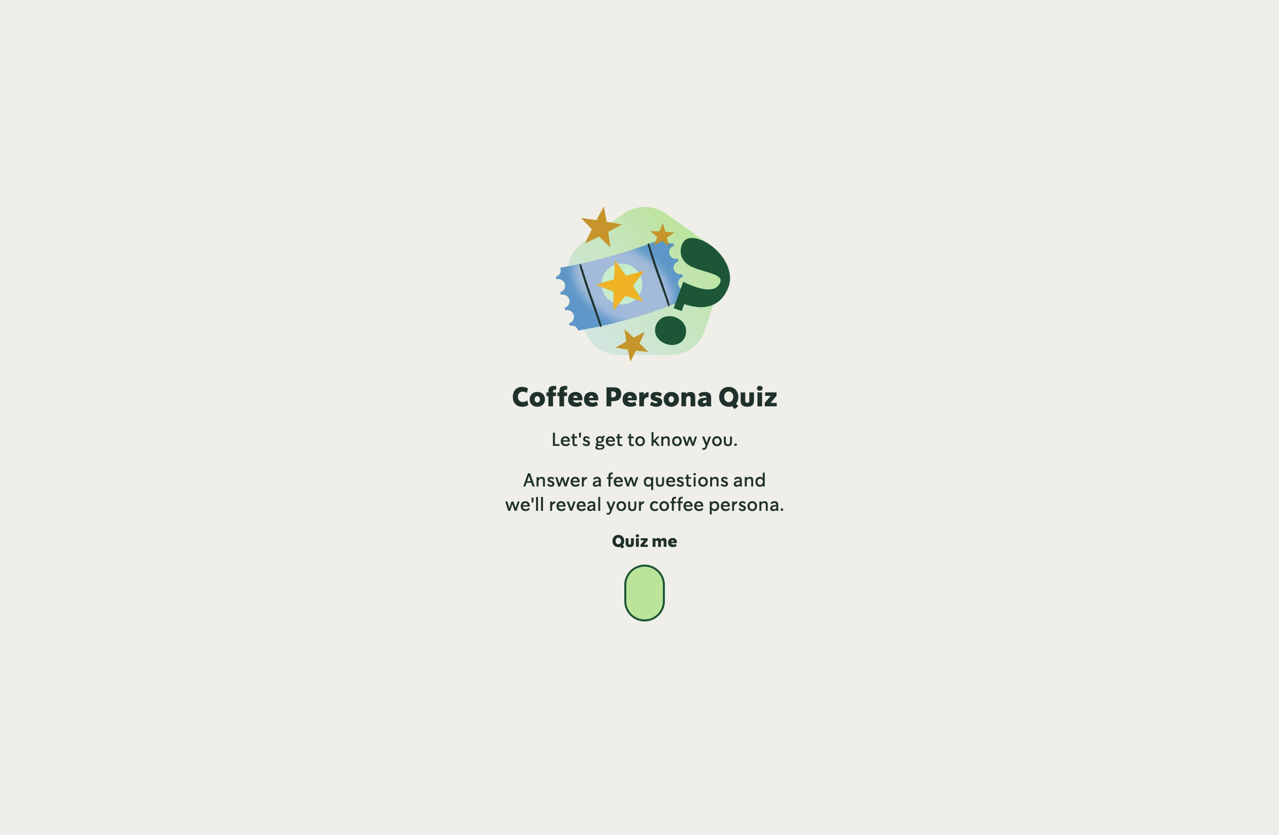 Coffee Persona Quiz