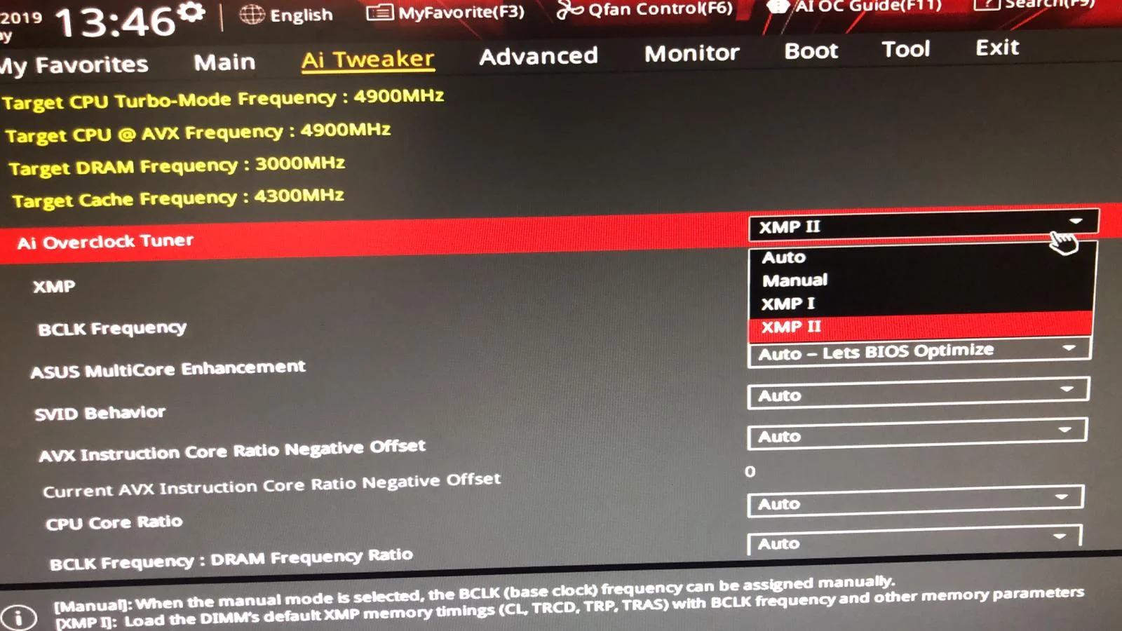 Disabling XMP in GPU settings