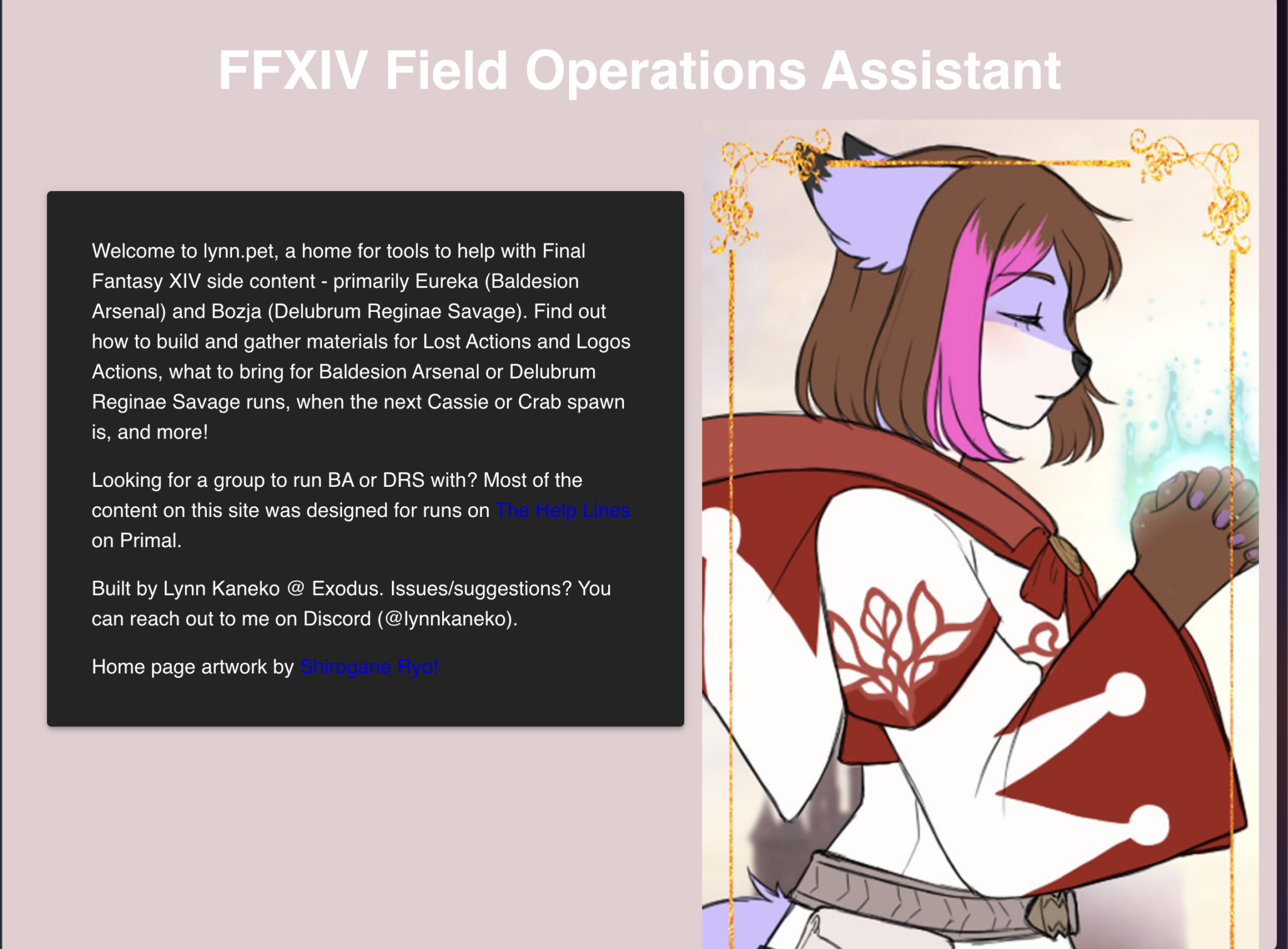 Explore About Field Operations In FFXIV - The Nature Hero