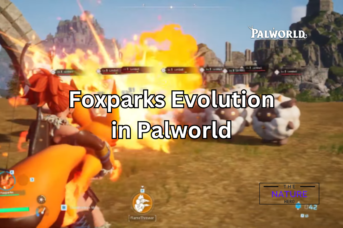 Evolution For Foxparks In Palworld: Fusion And Blueprints - The Nature Hero