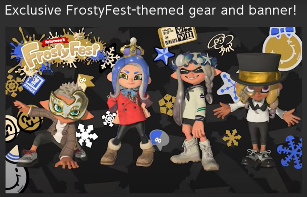 Frost fest gear in Splatoon 3