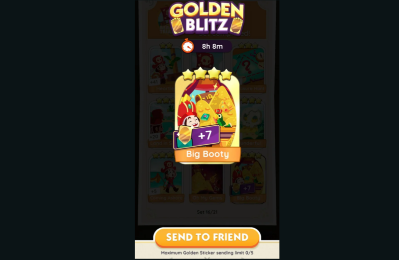 Golden Blitz Event January 2024 In Monopoly Go The Nature Hero