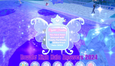 A Guide To Royale High Glitterfrost 2024 Halo Event Answers