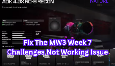 MW3 WEEK 7 challenges not working