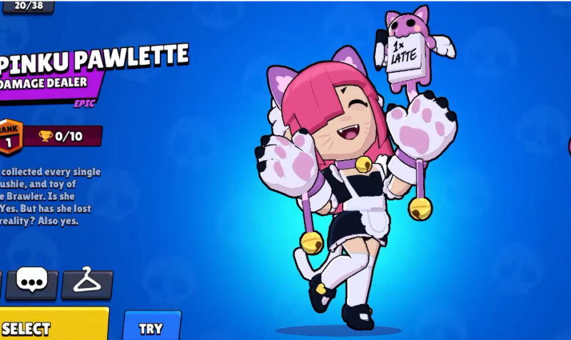 Explore About Pinku Pawlette In Brawl Stars The Nature Hero