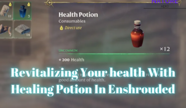 Revitalizing Your health With Healing Potion In Enshrouded