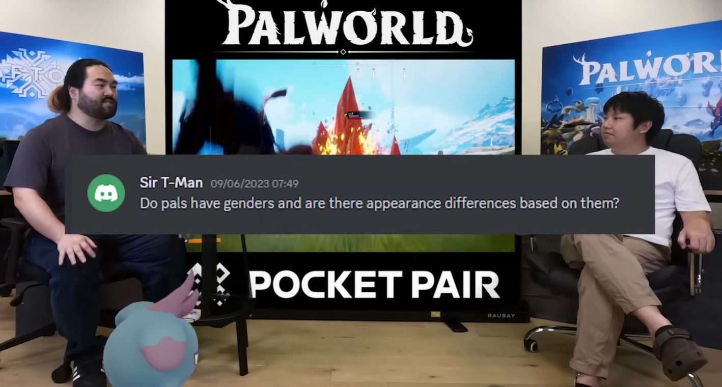 question regarding Pals gender in palworld