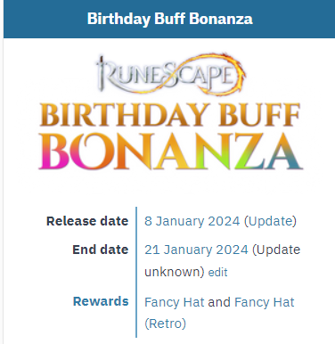 birthday bonanza rs3