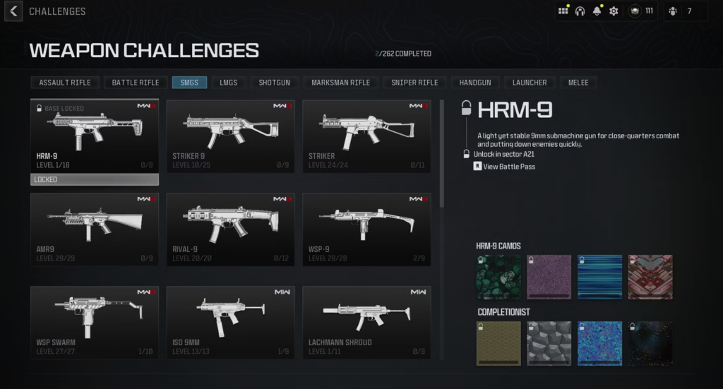 mw3 hrm 9 challenges