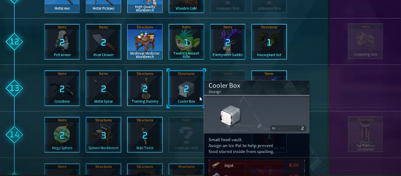 Cooler box In Palworld