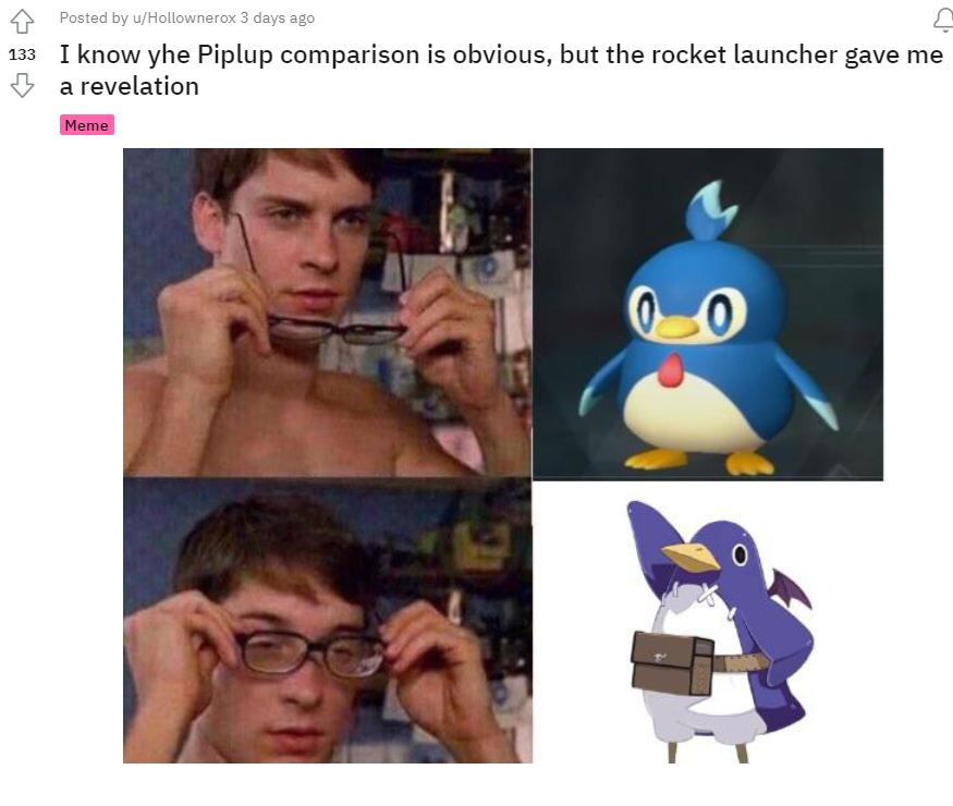 Players comparing Pengullet and Piplup on Reddit