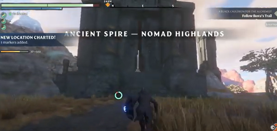 Players venturing the Nomad Highlands