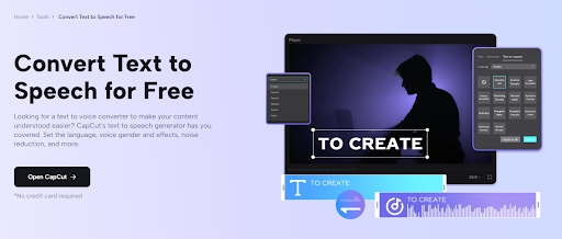 capcut free text to speech integration