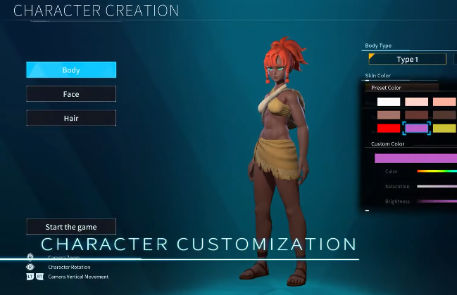 character creation