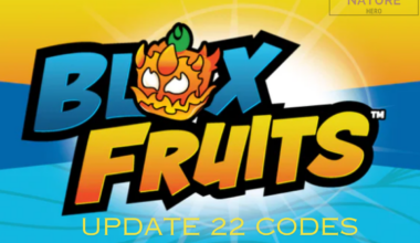 code blox fruit update 22