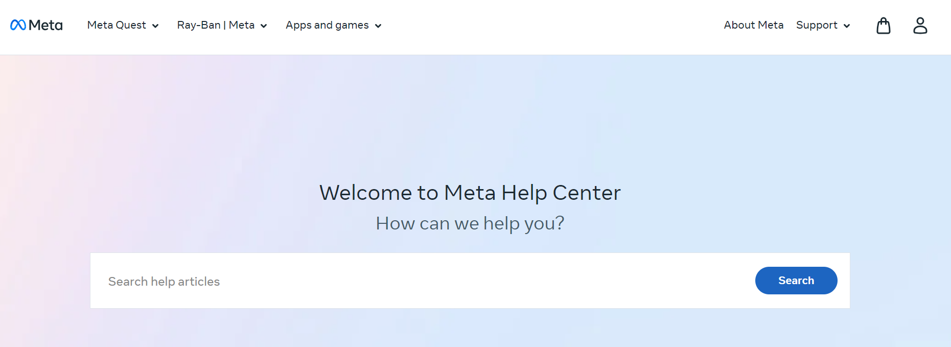 meta help centre