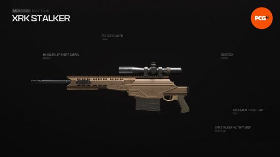 XRK Stalker hard hitting assault rifle 