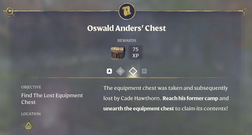 Oswald Andres' Chest In Enshrouded