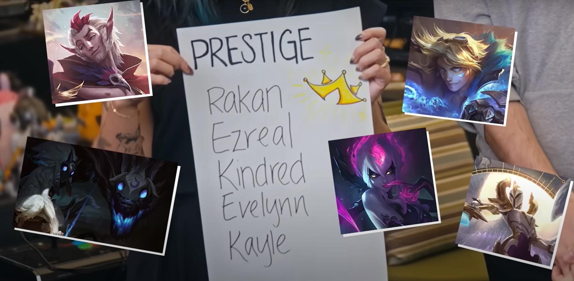 Prestige skin for champions including Kayle