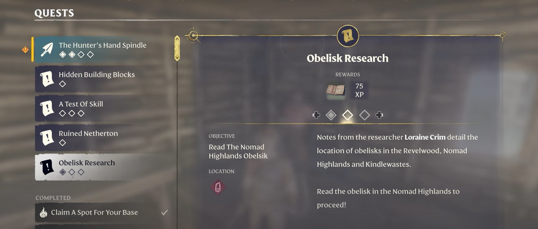 Quests in Enshrouded