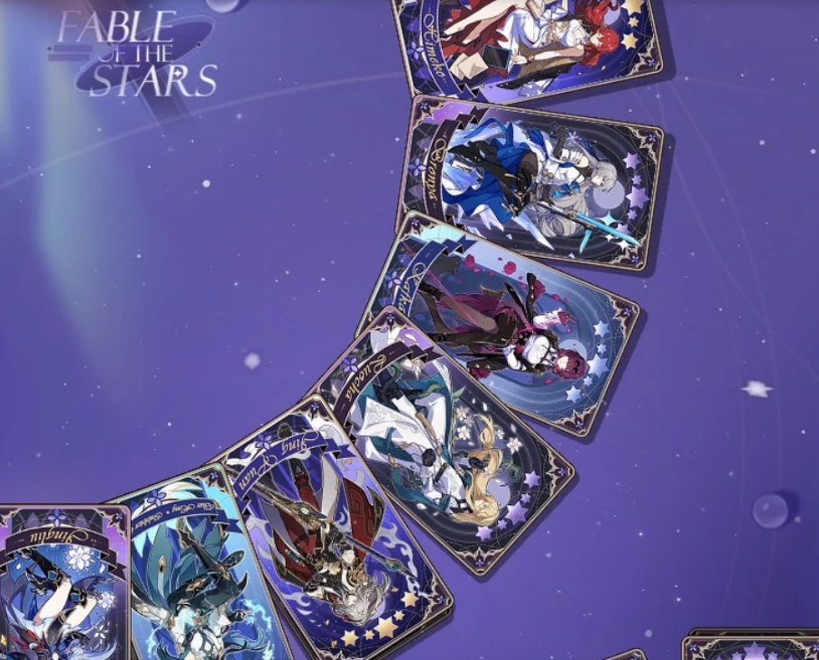 revelation cards hsr fable of the stars