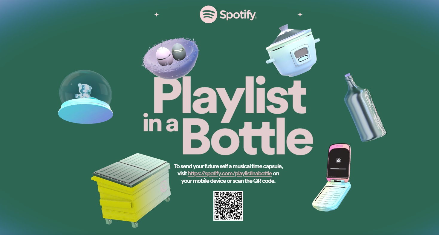 Playlist In A Bottle Spotify Time Capsule