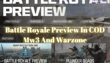 Battle Royale Preview In COD Mw3 And Warzone