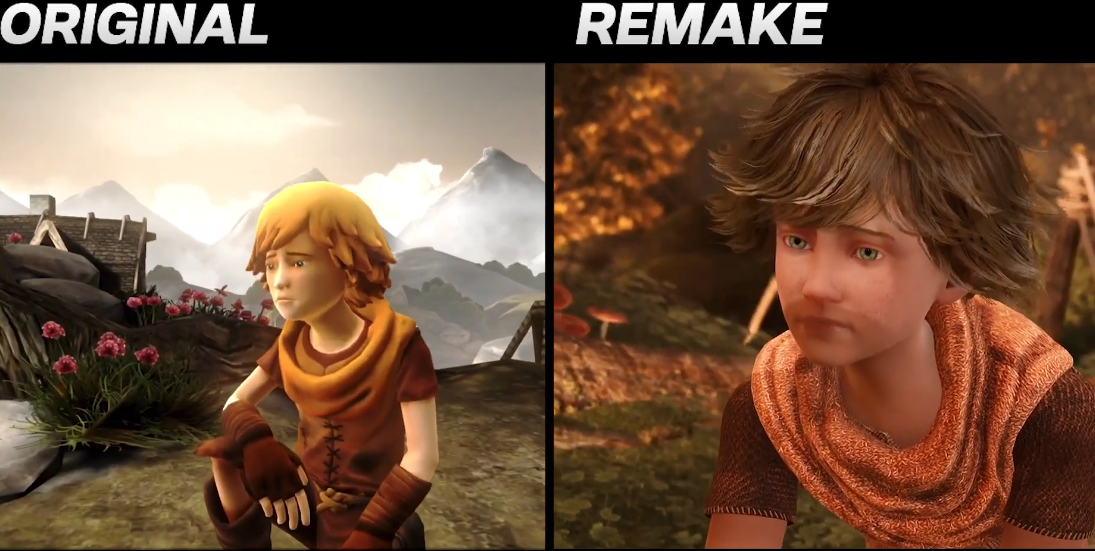 Brothers A tale of two brotehrs remake graphics