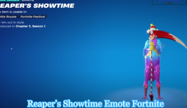 Reapers Showtime Emote In Fortnite: How To Get It?