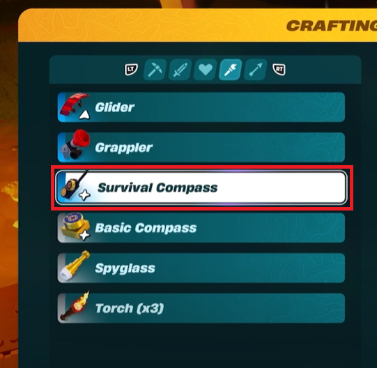 Lego Fortnite Survival Compass