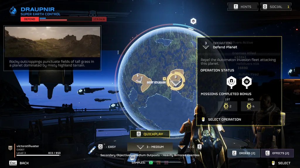 Navigate The Galactic War Through Map Status In Helldivers 2