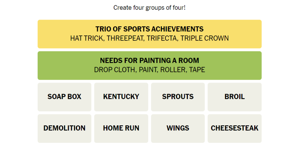 second group green for nyt 472