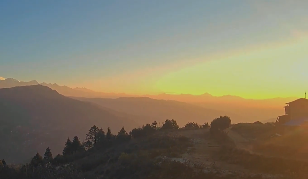 pikey peak sunrise view