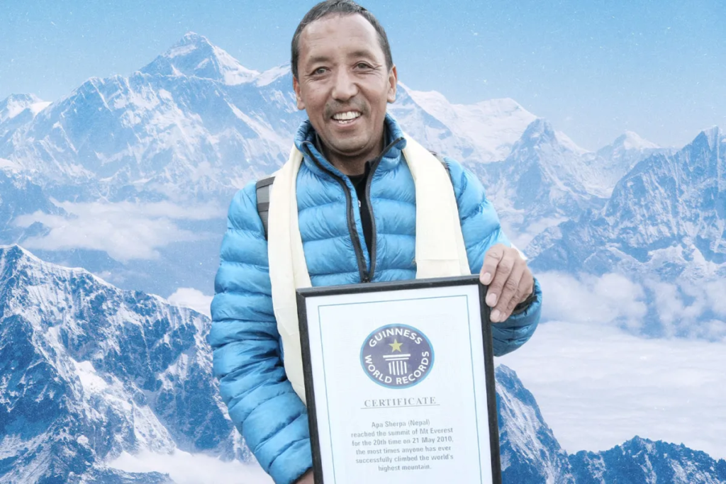 aba sherpa guinness worlsd record 