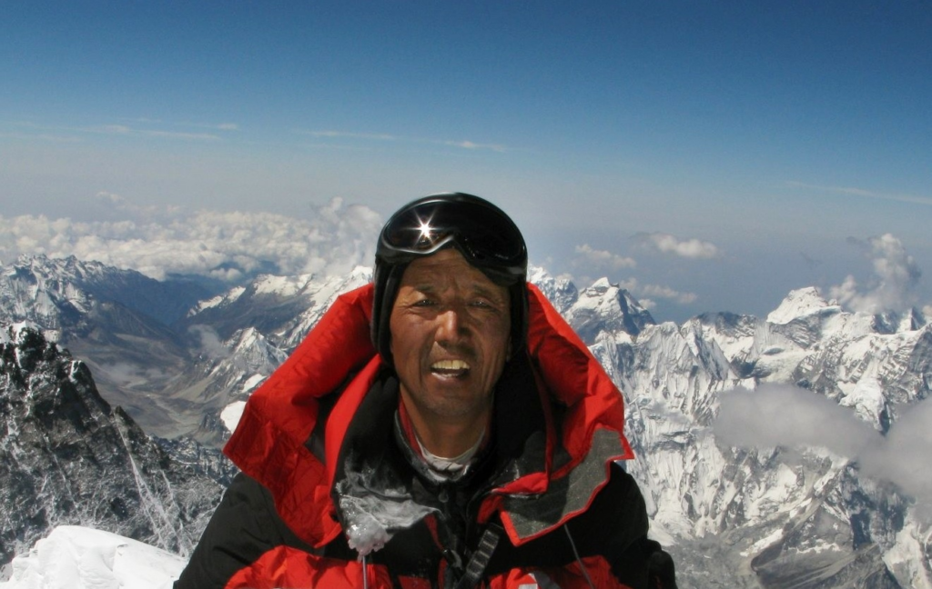 apa sherpa everest record