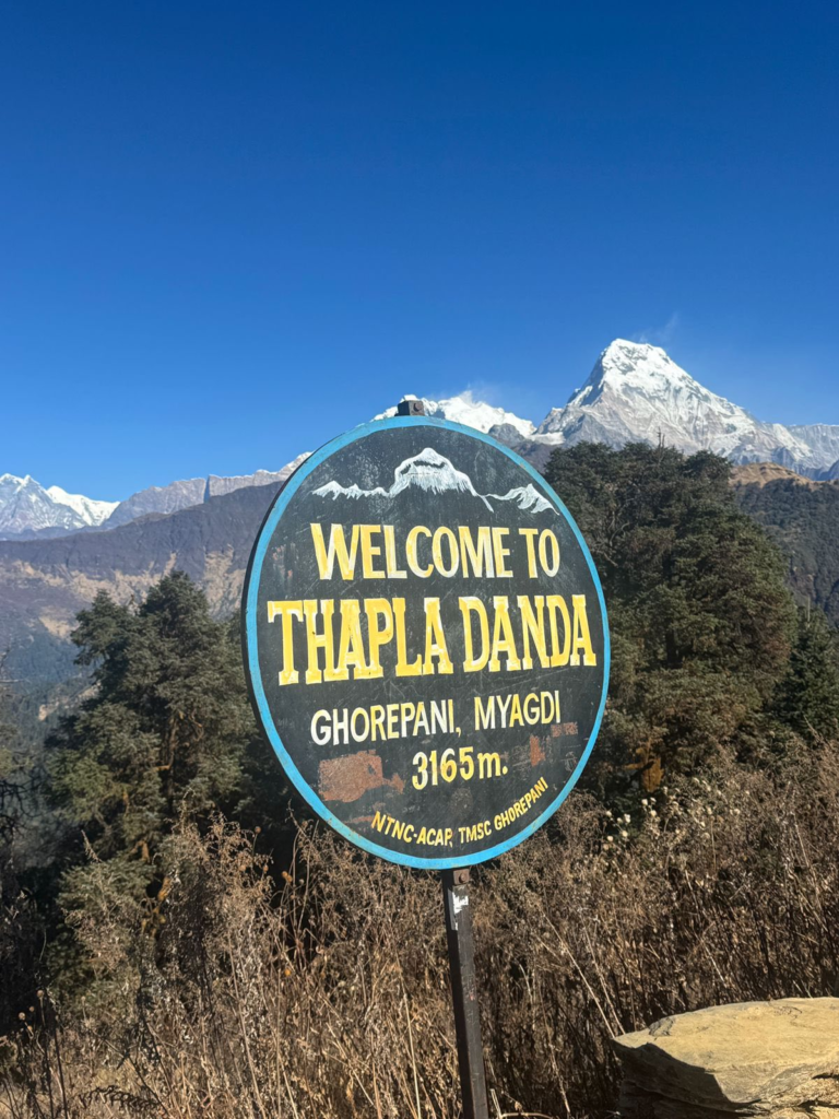 thapla dangda ghorepani trek poonhill