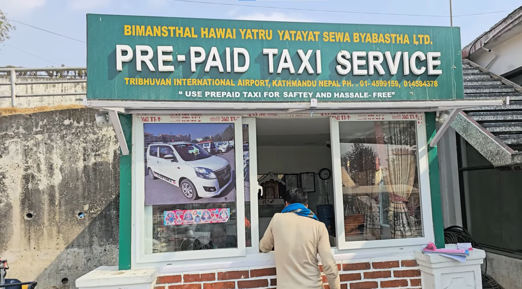 pre-paid taxi service nepal